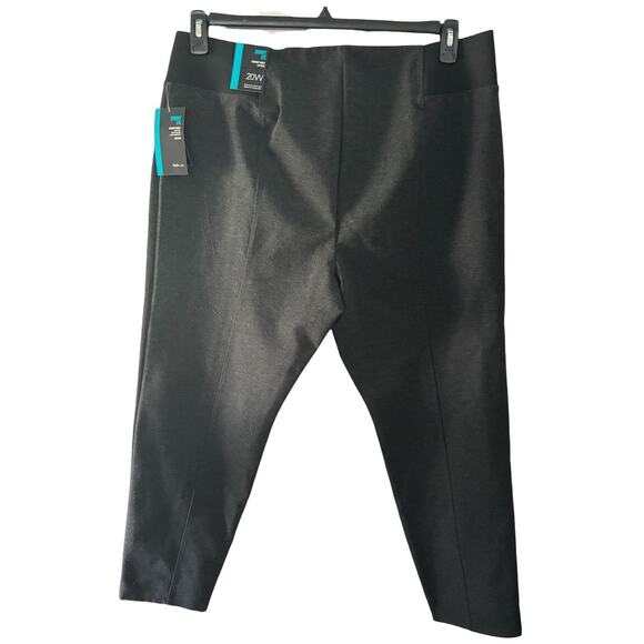 Style & CO Womens Skinny Leg Comfort Waist Mid Rise Deep Grey Hthr 20W Plus Size - Picture 4 of 8